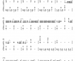 secret base~君がくれたもの~钢琴简谱-数字双手-ZONE