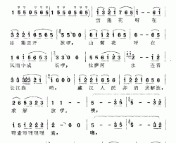 雪莲花简谱-剑兵 阎肃词 羊鸣 姜春阳曲