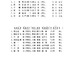 王三姐赶集双条鼓简谱