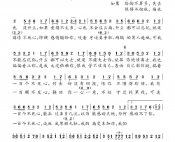 100个不死心简谱(歌词)-寂悸演唱-桃李醉春风制谱