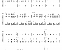 閃きハートビート钢琴简谱-数字双手-伊藤美来