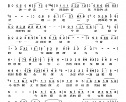 最后的探戈简谱-叶启田演唱-俞隆华/俞隆华词曲
