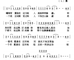 分手总在雨天简谱-张学友演唱