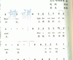 TheWayWeWere简谱