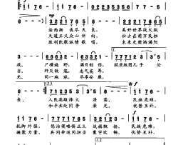 国耻勿忘纪念中国抗战周年及世界反法西斯战争胜利70周年简谱