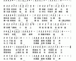 乌兰不是遐想简谱-金兄来源：古弓上传：古弓日期：2022-04-16浏览次数：发送到我的邮箱打包下载全屏查看手机看谱加入收藏发表评论演唱-古弓制作曲谱