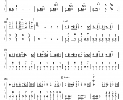 0→∞への跳動钢琴简谱-数字双手-初音未来