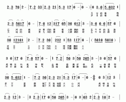 中华酒歌简谱-庄稼汉词 潘桂贤曲