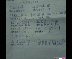 仙下河边欣逢李君雷宁旋律版简谱