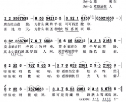 青藏之梦简谱-谭晶演唱