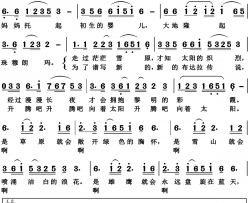 向着太阳高清正版简谱