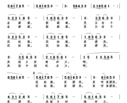 眼睛里的美丽简谱