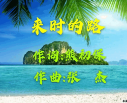 来时的路简谱