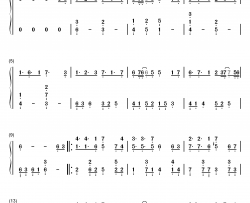 砂尘の彼方へ…钢琴简谱-数字双手-Revo&梶浦由记