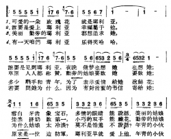 明白了咱们的玛丽亚简谱