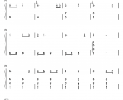 月光钢琴简谱-数字双手-羽泉