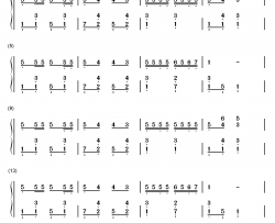 孤独的牧羊人钢琴简谱-数字双手-Maria