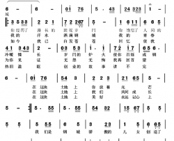 我爱你钢城简谱-又名：钢城、我爱你