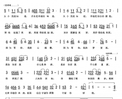 因为有你献给中国一重集团公司60华诞简谱