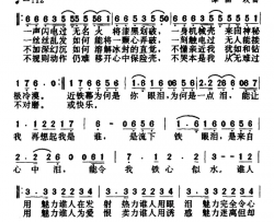 铁幕诱惑简谱-郭富城演唱-林夕、小美/谭国政词曲