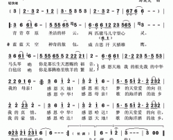 感恩哈达刘海铭词游美灵曲感恩哈达刘海铭词 游美灵曲简谱-游美灵演唱-刘海铭/游美灵词曲