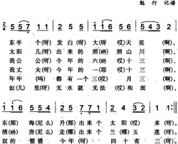 蓝桥担水伊犁回族民歌简谱