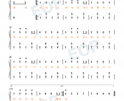 爱唱歌的小杜鹃钢琴简谱-未知演唱
