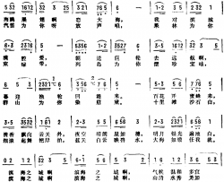 我爱滨城简谱-韩冈长、牟道琨词/王石路、郑述诚曲