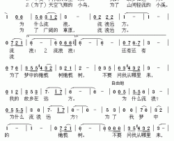 橄榄树电影《欢颜》主题歌简谱