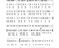 爸妈就是家简谱-张林英演唱-王守华/刘昌贵词曲