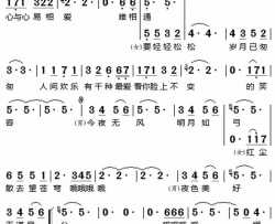 今夜无风电视剧《今夜无风》片头曲简谱