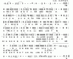 沉默也是爱简谱(歌词)-杨清明演唱-桃李醉春风 记谱上传