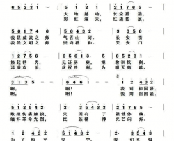 我对祖国说刁长育词刘北休曲我对祖国说刁长育词 刘北休曲简谱