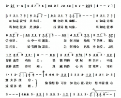 偷偷想你粤语歌曲 偷偷想你粤语歌曲简谱