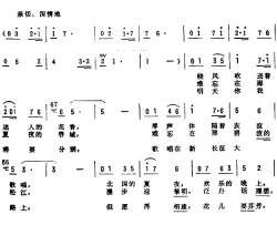 相逢在沈阳简谱-普烈词/晓丹、张国琦曲