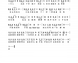 渐渐明白简谱-叶莺演唱-朱义伟、叶莺/杨梓文祺词曲