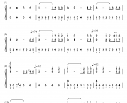 MGS钢琴简谱-数字双手-Norihiko Hibino