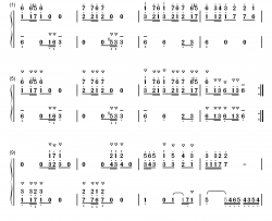 波罗涅兹舞曲 22钢琴简谱-数字双手-巴赫