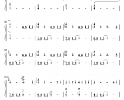 朝ごはんの歌钢琴简谱-数字双手-手嶌葵