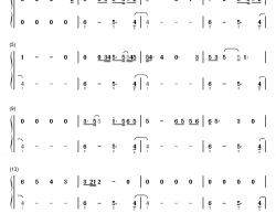 Take Care钢琴简谱-数字双手-Drake