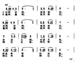 渔家谣简谱-王森词 王和声曲关牧村-