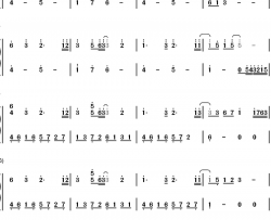 はじまりの呗钢琴简谱-数字双手-ALcot