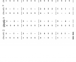 练习曲19钢琴简谱-数字双手-EOP团队