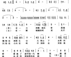林海神鹰简谱