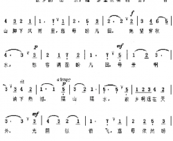 母亲日本简谱