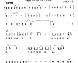 做事最难破天荒电视剧《总督张之洞》主题曲简谱