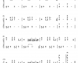 追忆钢琴简谱-数字双手-光宗信吉