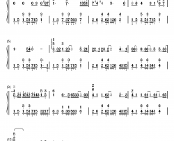 你的背包钢琴简谱-数字双手-陈奕迅