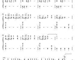 Rhythm Emotion钢琴简谱-数字双手-Two-Mix