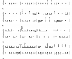 画骨成沙钢琴简谱-数字双手-樱九